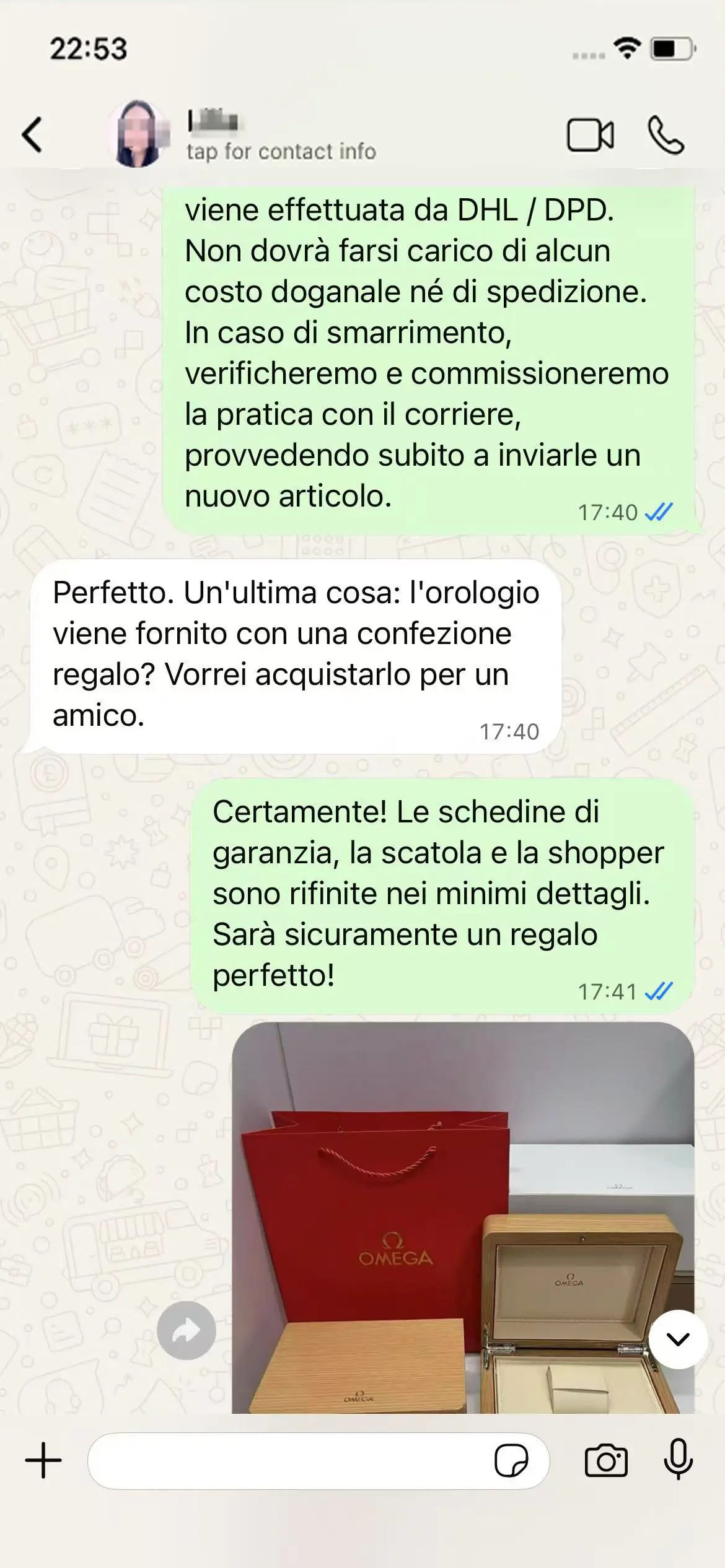 Assicurazione di consegna